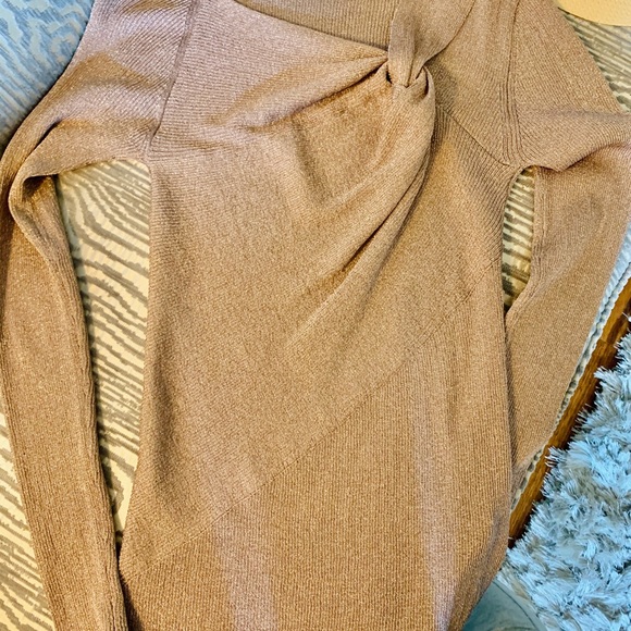 Phillip Lim- shimmer party blouse; ribbed knit - Picture 4 of 4